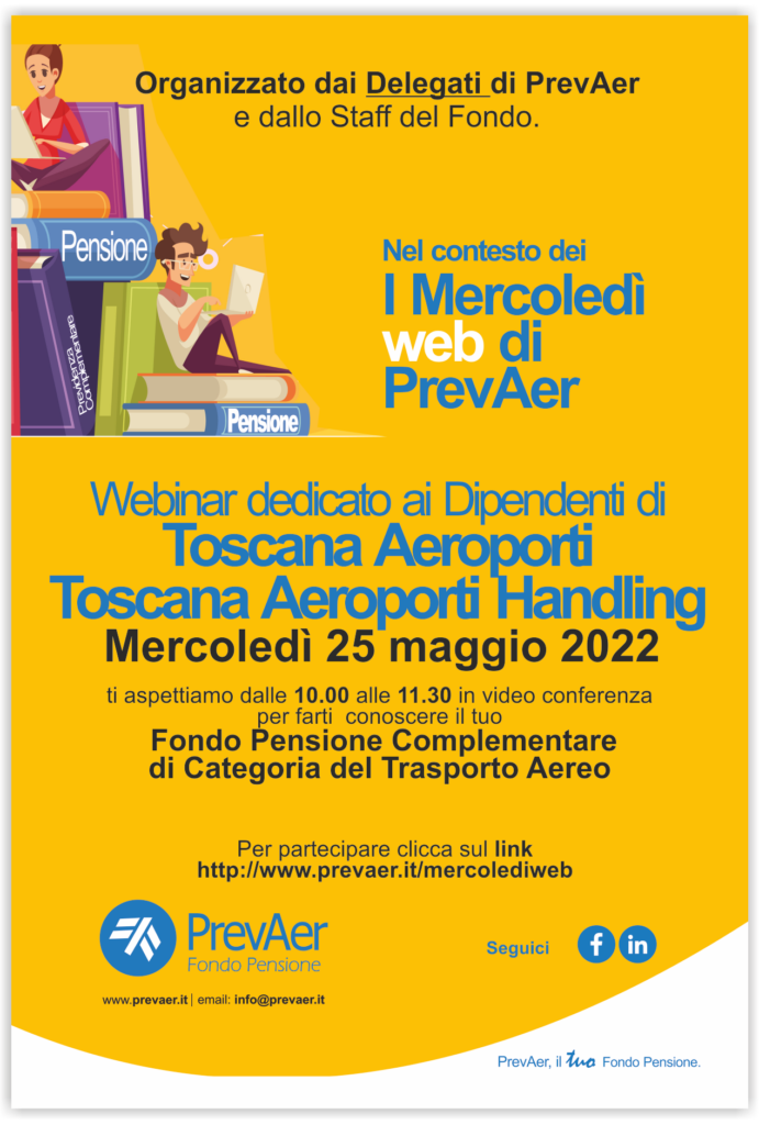 locandina evento toscana aeroporti maggio 2022
