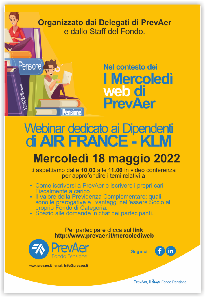 locandina evento klm airfrance