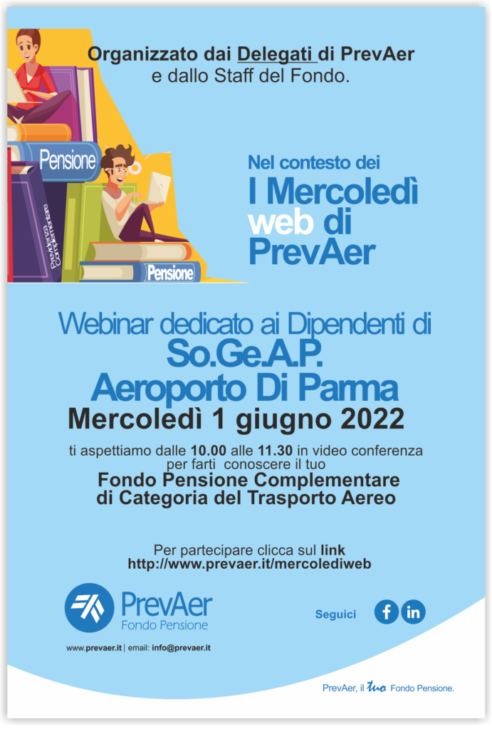 locandina evento aeroporti di parla giugno 2022