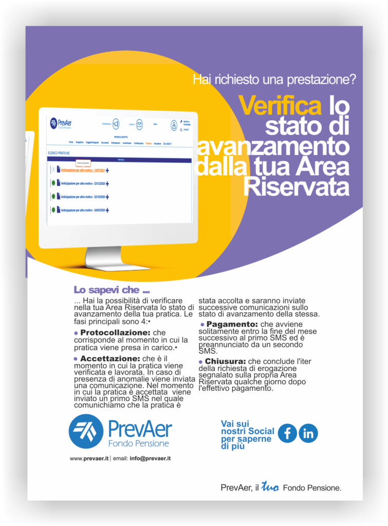 locandina stato avanzamento pratica