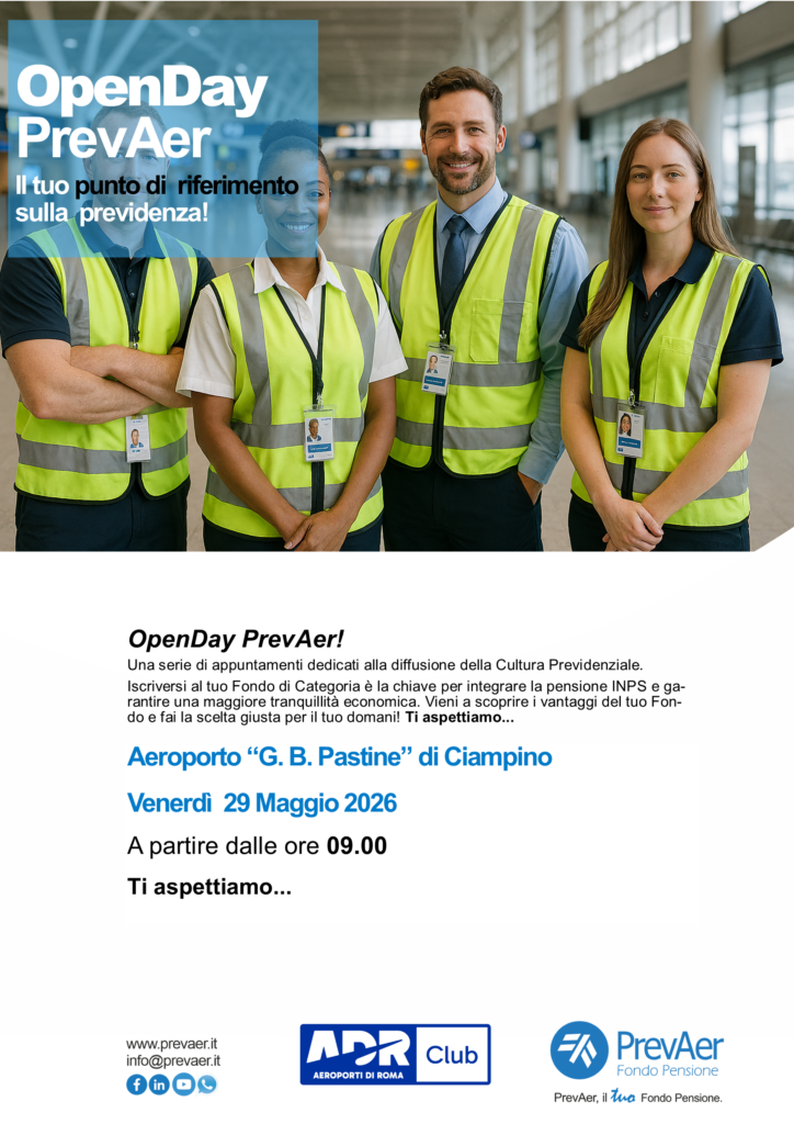locandina open day aeroporto di ciampino