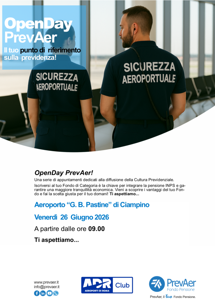 locandina informativa evento open day ciampino