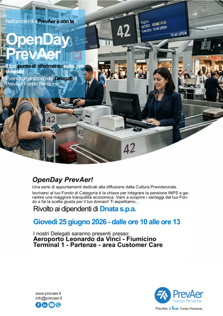 locandina informativa open day dnata